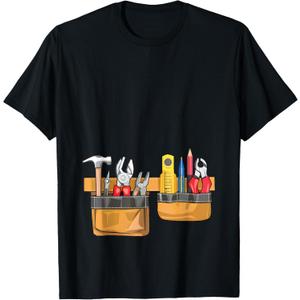 Workman Tool Belt Easy Builder Construction Costume Cosplay T-Shirt, l