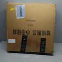 Flash Furniture Chad 23.5'' Round Glass Cocktail Table with Adjustable Height Frame, Bar Height Table for Commercial or Residential Use, Clear/Chrome