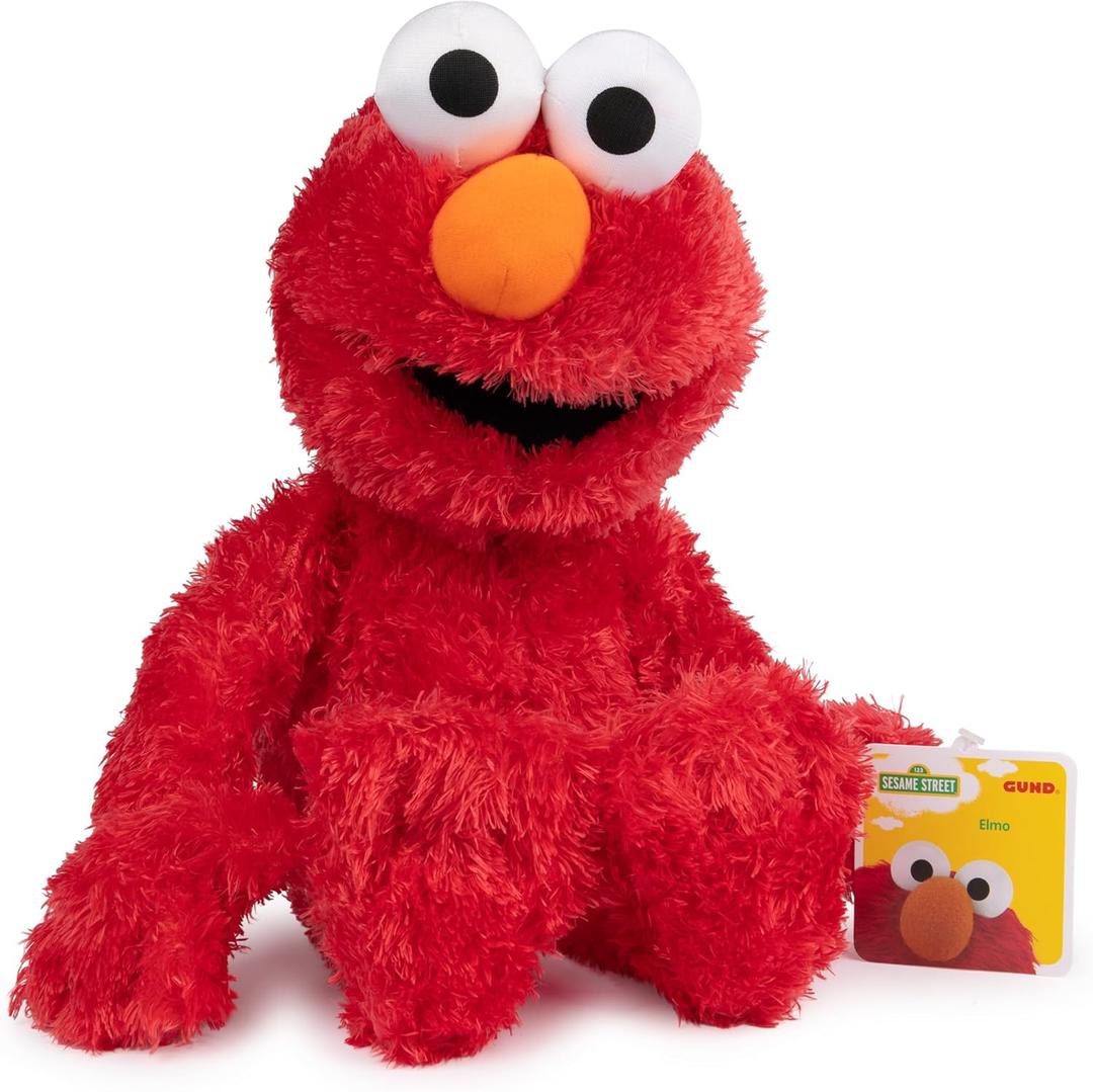 GUND Sesame Street Official Elmo Muppet Plush, Premium Plush Toy for Ages 1 & Up, Red, 20