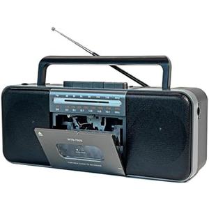 Portable Cassette Tape Player Recorder,AM/FM/SW Radio with Bluetooth,USB/SD, Big 10W Speaker,Record to Cassette/U Disk/SD Card via Mic, MP3 Converter, Earphone Jack,AC/DC Powered