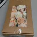 Ling's moment Fake Flowers Box, Faux Artificial Greenery Stems Foam Roses Silk Peony Ranunculus Fabic Flower for Centerpieces Bouquet Wedding Vase Floral Decorations, Garden Blush, Deluxe Combo