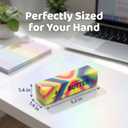 3 x Butter Squishy, Realistic Butter Stick Squishy Toys, Soft PU Foam Slow Rising Stress Relief Toy for Office, School & Daily Use, Funny Gag Gift for Kids Party Favors (Rainbow Pattern)