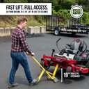 Jungle Jim's Jungle Jack V2 Mower Jack - Lift Most Mowers, Even ZTRs - 800 Pound Capacity!