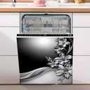 Dishwasher Magnet Sticker Cover Panel Decal Refrigerator Magnetic Sticker Decorative for Kitchen Decoration,Fridge Door Cover,Home Appliances Decor Stickers 23"x26"