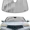 Pigenius Windshield Sun Shade for Acura Integra 2023-2026, Reversible Silver/Black