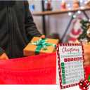 Exchange Dice Game, One Instruction Standing Sign with 2 Dice, Christmas Group Party Game, Xmas Gift Swap Game-SDGE02