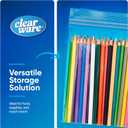 Gallon Freezer Bags, Double Zipper Seal - 200 Count, (4 Packs of 50) Thick Plastic Storage Bags - Reusable Gallon Storage Bags for Food Storage, Meat, Vegetables, Fruit - Microwave-Safe, BPA Free