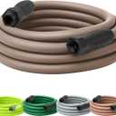 Flexzilla Colors SwivelGrip Garden Hose 5/8 in. x 25 ft., Lightweight All-Weather Water Hose, Durable and Flexible, Leak-Free Connections, Brown Mulch