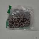 WDIRARA Women's Leopard Print Front Closure Bandeau Bras Strapless Wireless Bralette Seamless Tube Top (Medium, Khaki)