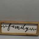 Farmlyn Creek Wooden Family Sign 17" x 6", Rustic Hanging Farmhouse Wall Decor for Home