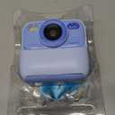 Kids Instant Digital Cameras for Boys and Girls, 1080P HD Dual-Lens Selfie Digital Camera with Print Paper & 32G Card, Christmas Birthday Gifts Toys for Toddler and Teenagers Age 3-16 Years Old (Blue)