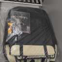 FEINEPRO for Jeep Wrangler Seat Covers 4 Door JL 2026 2025 2024 2023 2022 2021 2020 2019 2018 Custom Seat Cover Full Set Faux Leather Without Rear Cup Holder - Black