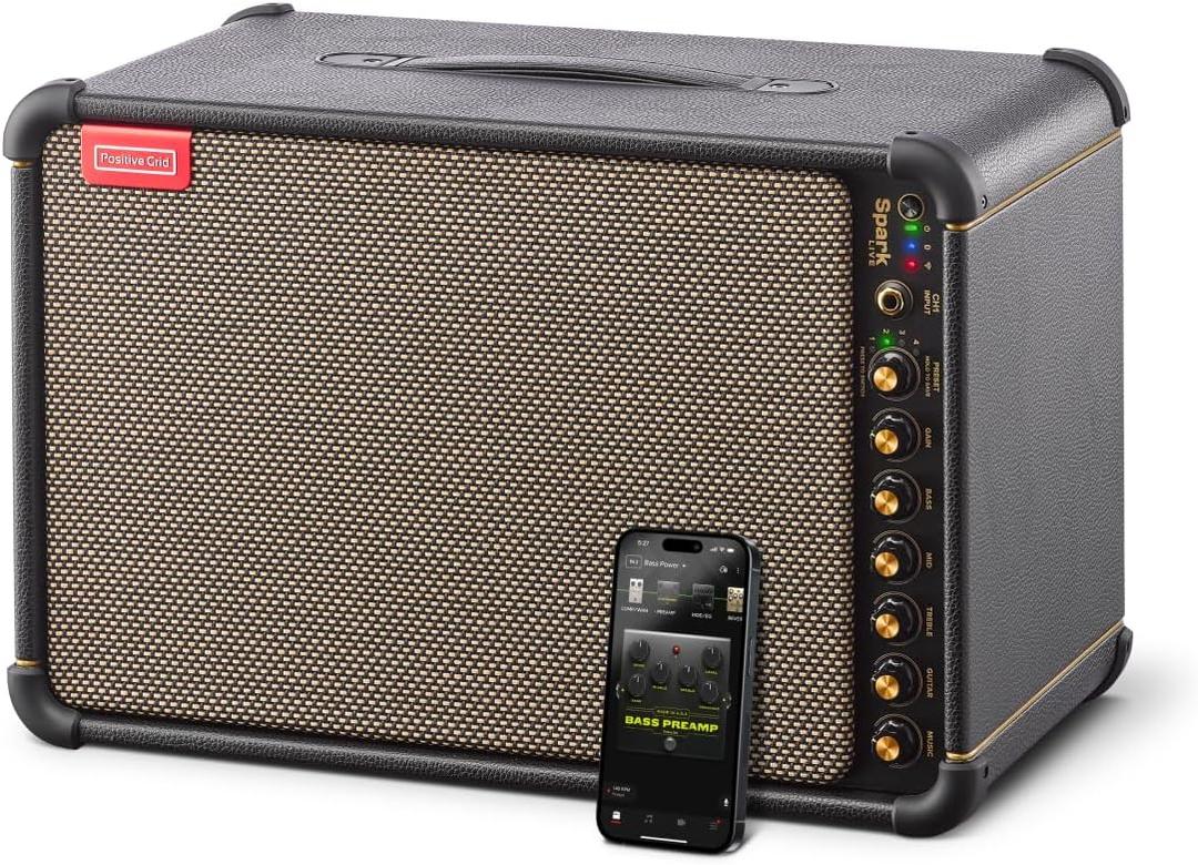 Positive Grid Spark LIVE 150W Smart Guitar Amp, PA & Bluetooth Speaker
4 channels for guitar, bass, vocals, keys & more. Built-in channel mixer, USB charge ports, dedicated smart app.