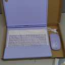 Keyboard Case for Samsung Galaxy Tab A11+ Plus 2025 / A9+ Plus 2023 11 inch - 7 Colors Backlit Keyboard Cover and Mouse (Light Purple)