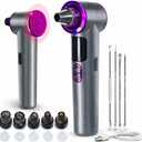 Blackhead Remover Vacuum with Heating,Men and Women Pore Cleaner,3 Adjustment Modes & 5 Suction Heads,USB Rechargeable Black Head Remover with LED