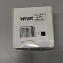 Weysat 8 Pcs Christmas Photo Ornaments Small Hanging Picture Frame Ornaments Wallet Size Picture Frames for Christmas Tree Decoration Tear the Scratch Film Before Use(2 x 3 Inch,Vertical)