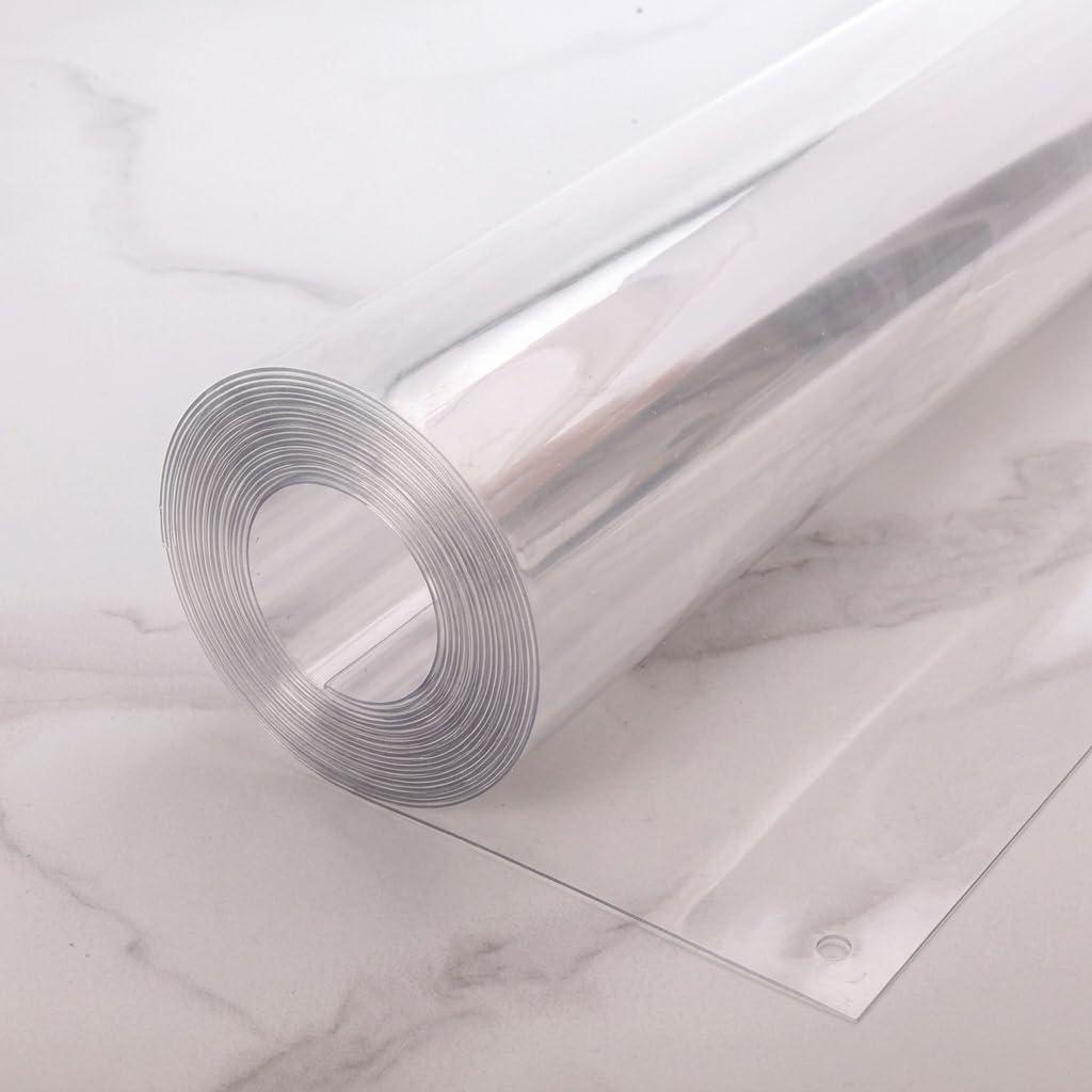 20ft Clear Banister Safety Net for Child & Pets – Transparent PETG Railing Guard with Zip Ties & Hole Punch – Stair & Balcony Barrier for Childproofing Indoor Outdoor Railings, 33" H Mesh Cover