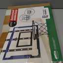 24" x 16" Indoor Large Basketball Hoop Toy - Upgraded Adjustable Height Basketball Hoop Over The Door with Scoreboard/2 Balls, Basketball Toys Christmas Birthday Gifts for Kids & Adults(Blue)