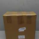 Tessco for you 12 Pack Heavy Duty Repeatedly Plastic Serving Tray with Lid and 24 Pcs Deli Wax Paper Sheets Sets Large Party Platters with Clear Lids Stackable Round Food Serving Trays(Black,12inch)