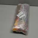 Outdoor Artificial Fall Flowers Mums Plants Autumn Decor, UV Resistant, Look Real 12 Bundles Outside Fake Daisy Eucalyptus Wheat Ferns Arrangement Faux Greenery for Garden Pots Yard Window Box (Orange)