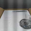 12" Smoked Gray Farmhouse Pendant Light, Hammered Glass, E26 Light, Large