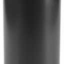 iDesign Freestanding Bathroom Toilet Paper Storage Holder with Lid for 3 Extra Rolls, Matte Black