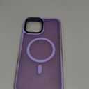 MOCCA Strong Magnetic for iPhone 12 Pro Max Case,[Compatible with Magsafe][Glass Screen Protector+Camera Lens Protector] Slim Thin Shockproof Cover Phone Case for iPhone 12 Pro Max 6.7", Light Purple