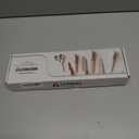 Astercook Knife Set, 13 Pieces Kitchen Knives Set with Healthy Anti-Rust Coating, Dishwasher Safe, Stainless Steel Chef Knife Sets with 6 Blade Guards, Perfect Holiday Gifts for Kitchen (Large, Cream)