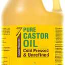 Unrefined Hexane-Free Castor Oil, 128 fl oz - For Hair Growth, Thicker Lashes & Brows, Dry Skin, Joint Pain