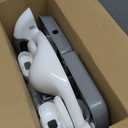 Potty Training Seat, SKYROKU Upgrade Toddler Toilet Seat for Kids Boys Girls, 2 in 1 Potty Training Toilet, Splash Guard Anti-Slip Pad Step Stool,New Sector-Shape Stabilized Base (Grey)