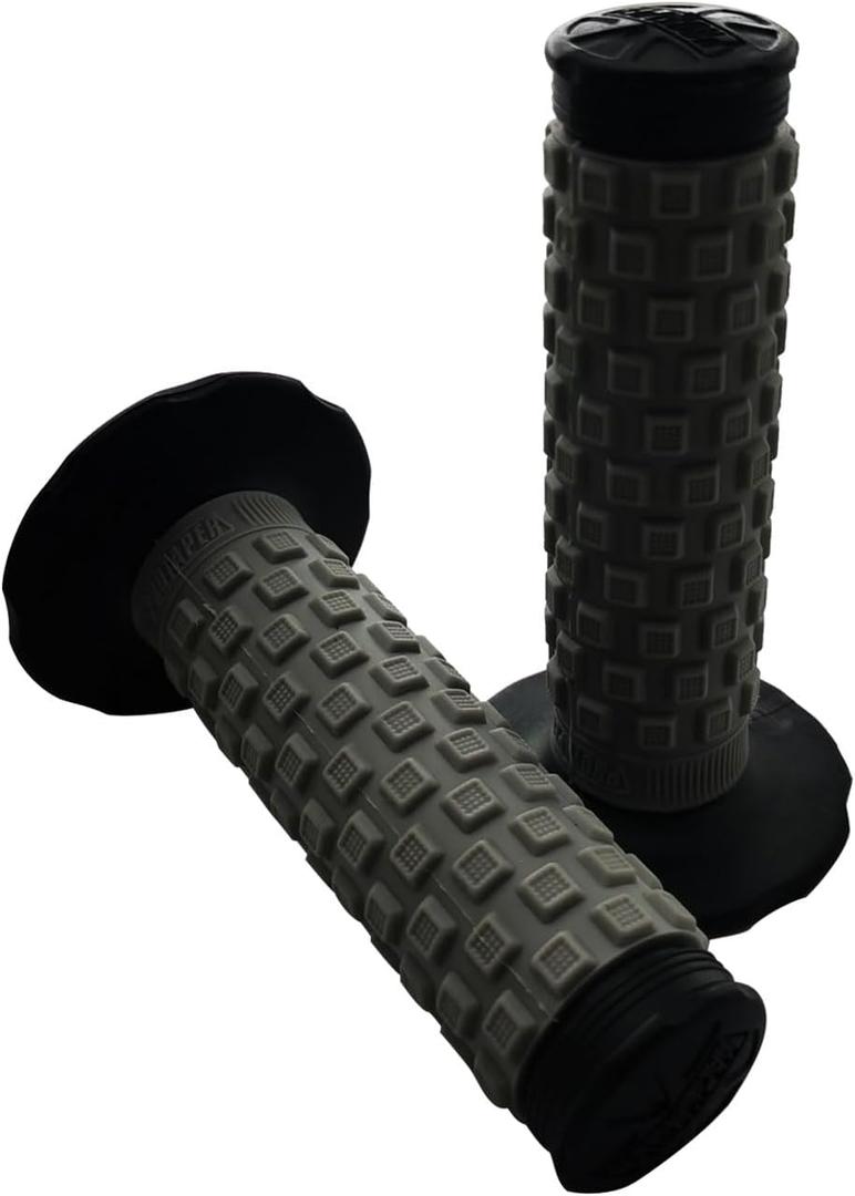 Universal 7/8 Inch Motorcycle Hand Grips Cover Protectors Dirt Bike Throttle Bar Grip Compatible with Kawasaki KX60 KX125 KX250F Suzuki DRZ125L DR650 YZ250F WR250R TTR110 CR80R CRF150R (Gary)