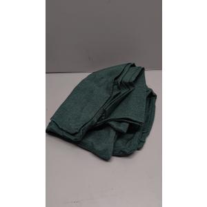 MIULEE Pack of 4 Decorative Outdoor Solid Waterproof Throw Pillow Covers Linen Garden Farmhouse Cushion Cases for Patio Tent Balcony Couch Sofa 16x16 inch Dark Green