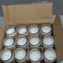 Generic White 8" Prayer Glass Candles  12 Pack Devotional Candles for Vigils, Prayers, Blessings, Ceremonies | Bulk White Candles in Glass