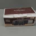 Newbealer Dual Voltage Garment Steamer 120V/220V, 1200W Powerful Steamer for Clothes, Home & Travel Use, Horizontal & Vertical Steaming, 20s Heat-up, Foldable, 1.72lbs, 180ml (Brown)