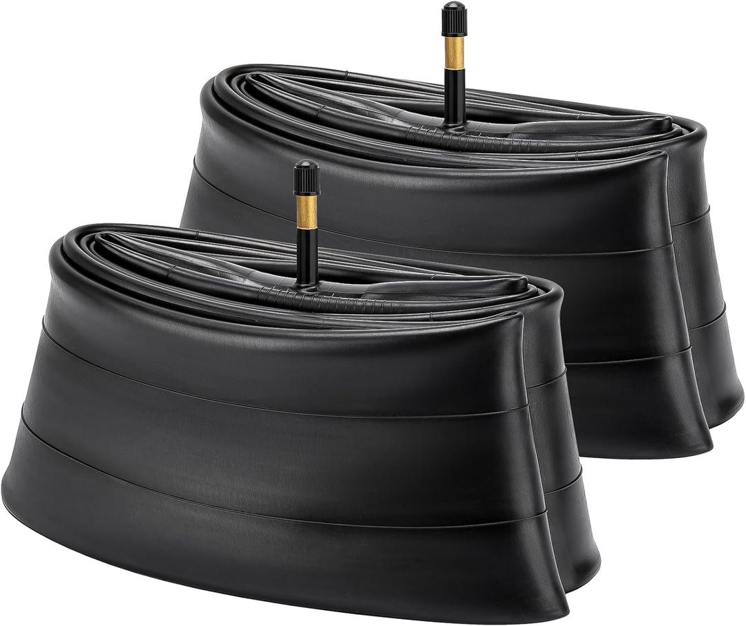 2-PCS 26 x 3.0 Heavy Duty E-Bike Fat Tubes 26x3.0/3.5 AV48MM Schrader Valve 76/89-559 Fat Bicycle Inner Tubes Compatible with 26x3 26X3.5 Bike Bicycle E-Bike Tire Tubes