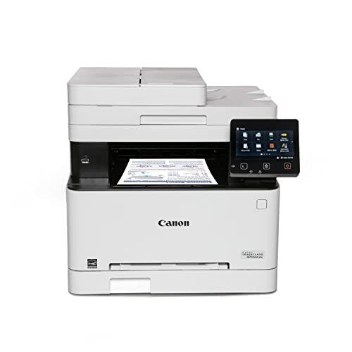 Canon Color imageCLASS MF656Cdw - Wireless Duplex Laser Printer, All-in-One with Copier, Scanner, Fax, Auto Document Feeder, Mobile Ready, 22 PPM, White