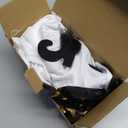 Halloween Decor Hanging Ghost Lights, Battery Operated Cute Floating Ghost Decor with Witch Hat & Striped Legs, 3 Light Modes  Indoor Outdoor Halloween Home Party Porch Yard Tree Decor (Set of 2)