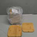 4 Pack Laundry Pod Containers and Dryer Sheet Holder for Laundry Room Organization Acrylic Jars with Lids and Labels for Laundry Detergent Laundry Pods Dry Sheet Organizing (2+1+1 Pack)