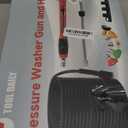 Tool Daily Pressure Washer Gun and Hose Kit, 50 FT Power Washer Hose and Replacement Wand Extension, 5 Nozzle Tips, M22-14 Fitting, 3600 PSI