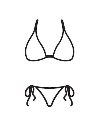 ZAFUL Red Women's Bikini 2pcs L