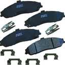Bendix Premium SBC731 Ceramic Front Brake Pads for Cadillac XLR 2009-2004, Chevrolet Corvette 2013-1997, Pontiac GTO 2006-2005