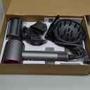 SHRATE Professional High Speed Ionic Hair Dryer | Ultra-Fast Drying | 500 Million Negative Ions | Low Noise | 160000 RPM | Compact Blow Dryer with Magnetic Diffuser for Faster Drying All Hair Types (Grey)