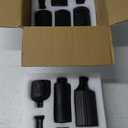 12pcs Glass Black Bud Vases Set, Small Vases for Flowers, Bud Vase for Centerpieces in Bulk, Mini Vintage Vase for Rustic Wedding Decorations, Office and Home Table Flower Dcor