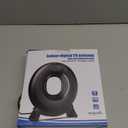 TV Antenna Indoor for Local Channels, 2025 Long Range Antenna for Smart TV 360 Reception,Digital TV Antenna for All Smart/Old TVs, Supports 4K 1080P HD VHF UHF