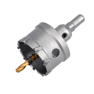 1-31/32 inch / 50mm Carbide Tipped Hole Saw,Metal Steel Hole Saw with a Drill Bit, Hole Cutter for Thick Metal,Stainless Steel, Sheet Metal, Iron and Wood. (50mm (1-31/32 inch))