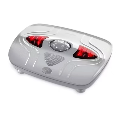 Homedics Vibration Foot Massager  Heated Portable Foot Massager Machine, Soothing Heat with Multi-Point Sensations and Toe-Touch Control