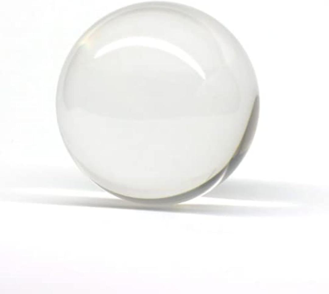 Decorative Orbs for Bowls and Vases Set of 1 Diameter 3'' Crystal Sphere Ball,Camera Sphere and Photography Orb (Transparent Color-1)