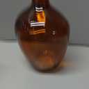 Bfttlity Clear Glass Vase Tall Farmhouse Vase for Branches Glass Vases for Centerpieces in Home Decoration (S-Amber)
