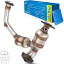 PHILTOP Front Catalytic Converter Stainless Steel Direct-Fit Replacement For 2001-2005 Explorer Sport 4.0L, 2001-2003 Ranger/Explorer Sport 4.0L Replace 50202, 641178, 30434 (EPA Compliant)