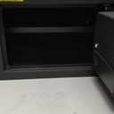 Small Safe for Home Use, Digital Security Safe Box with Combination Lock, Removable Shelf and Spare Keys, Anti-theft Steel Document Safes for Valuable, Money, 12.2" W x 7.87" D x 7.87" H (0.4 Cuft)